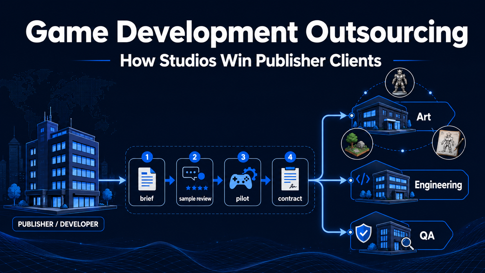 Game Development Outsourcing: How Studios Find Publisher and Developer Clients
