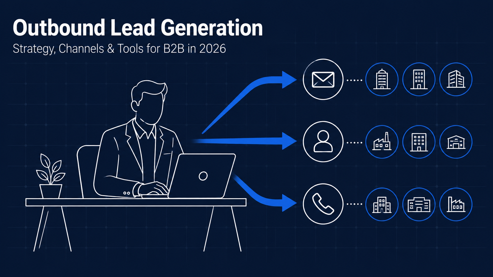 Outbound lead generation — B2B strategy, channels, and tools for 2026
